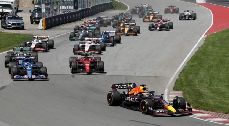 Verstappen más líder al ganar en Montreal, por delante de Sainz